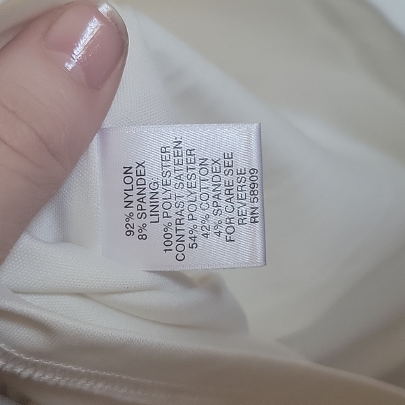 VINTAGE Nick Verreos Sequined Ivory Dress PRICE FIRM - Picture 5 of 12